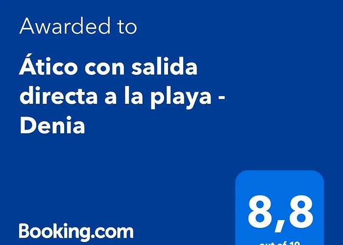 Atico Con Salida Directa A La Playa - Дения